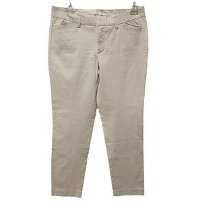 NWT Stylus JCP Light Beige Size 8 Womens Career Casual Dress Pants NEW
